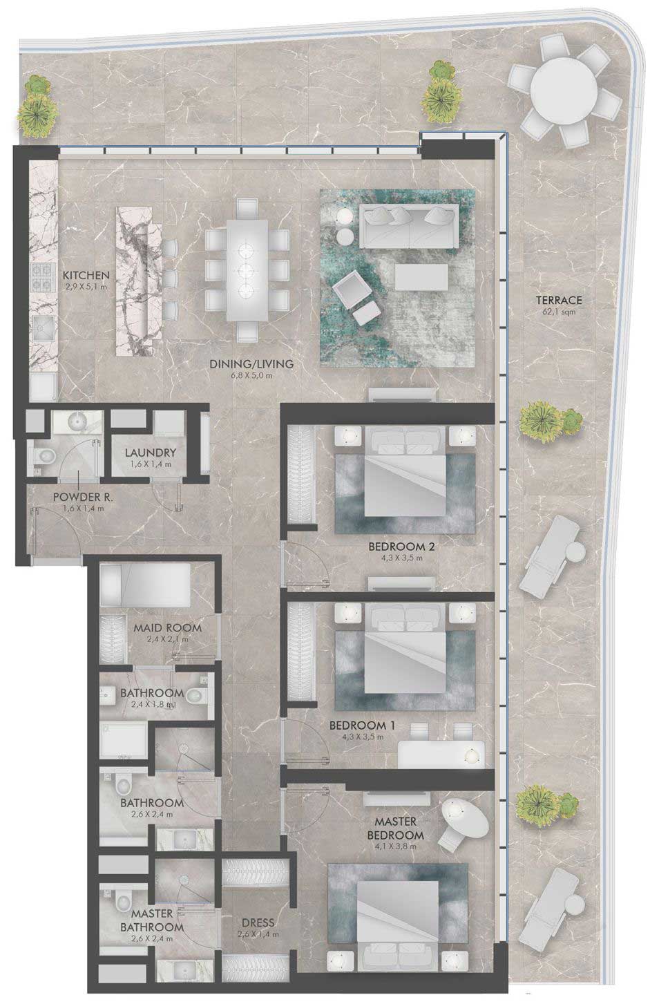 Golf Residence by Fortimo